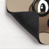 ガラスのOhウンチEmoji マウスパッド (コーナー)