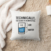 ガラスはいつも一杯だ クッション (ブランケット)