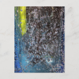 ガラスはがきの泡 ポストカード