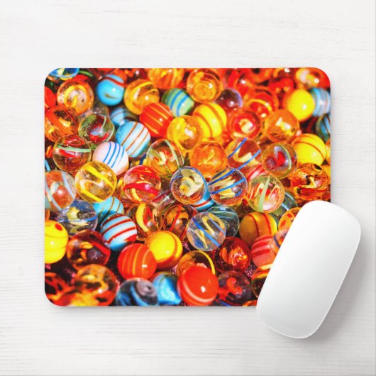 ガラスは古い学校のヴィンテージを大理石 マウスパッド (マウス)