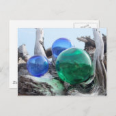 ガラスは流木で浮かびます ポストカード (正面/裏面)