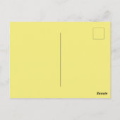 ガラスびんの中に魔法をかけられたヘビ ポストカード (裏面)