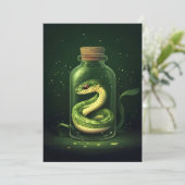 ガラスびんの中に魔法をかけられたヘビ 招待状 (スタンド正面)