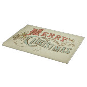 ガラスまな板かメリークリスマス カッティングボード (角)