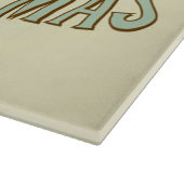 ガラスまな板かメリークリスマス カッティングボード (角)