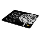 ガラスまな板のボスの退職のギフト カッティングボード (角)