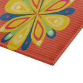 ガラスまな板は赤を破烈させました カッティングボード (角)