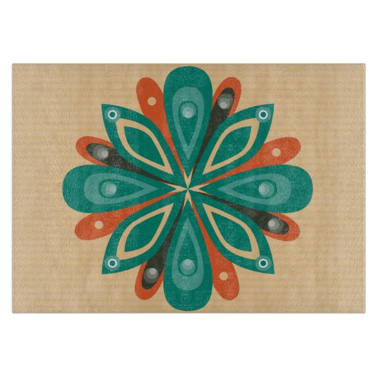 ガラスまな板は青を破烈させました カッティングボード (正面)