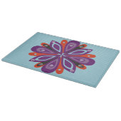 ガラスまな板は青を破烈させました カッティングボード (角)