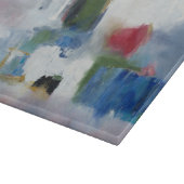 ガラスまな板11" x8"元の芸術 カッティングボード (角)