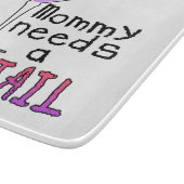 ガラスまな板-お母さんはカクテルを必要とします! カッティングボード (角)