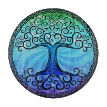 ガラスまな板- 「Lifeのケルト族の木