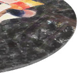 ガラスまな板、"SNOW MAN氏" カッティングボード (角)