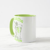 ガラスを持つアブサンのLa料金のVerteの妖精 マグカップ (正面左)