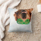 ガラスを持つGettyのイメージ|犬 クッション (ブランケット)