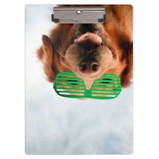 ガラスを持つGettyのイメージ|犬 クリップボード (正面)