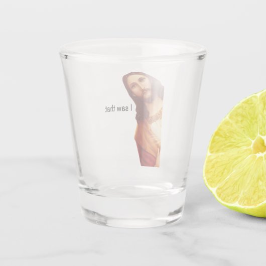 ガラスを撃ったあのイエスを見た ショットグラス (裏面)