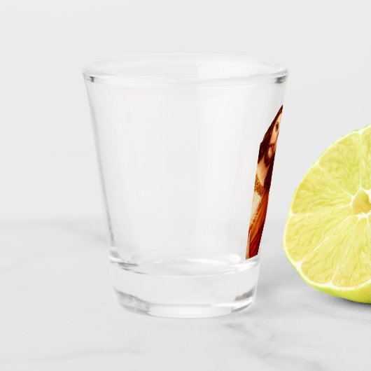 ガラスを撃ったあのイエスを見た ショットグラス (左)