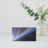 ガラスを通して 名刺 (スタンド正面)