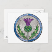 ガラスアザミ ポストカード (正面/裏面)