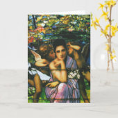 ガラスウィンドウアーツバイルイティファニーカード カード (黄色い花)