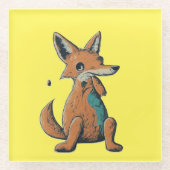 ガラスエレガントコースター ガラスコースター (正面)