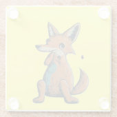 ガラスエレガントコースター ガラスコースター (裏面)