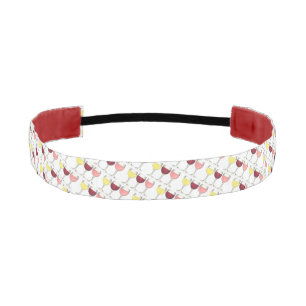 ガラスオブレッドホワイトロゼグラスワイナリーワイン恋人 アスレチックヘッドバンド