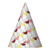 ガラスオブレッドホワイトロゼグラスワイナリーワイン恋人 パーティーハット (左)