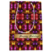 ガラスオーナメントパターン抱き枕 ミディアムペーパーバッグ (正面)