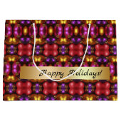 ガラスオーナメントパターン抱き枕 ラージペーパーバッグ (正面)