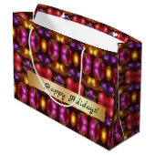 ガラスオーナメントパターン抱き枕 ラージペーパーバッグ (裏面アングル)