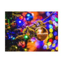 ガラスオーナメントボール、明るいライト