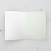 ガラスオーナメント誕生日クリスマスカード カード (内部)