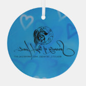 ガラスオーナメント – セレニティ・オブ・ザ・ハート (裏面)