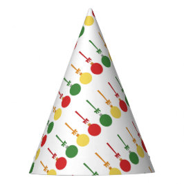 ガラスオーナメント パーティーハット