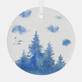 ガラスオーナメント – 冬 (裏面)