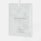 ガラスカスタムフォトオーナメント ガラスオーナメント (正面左)