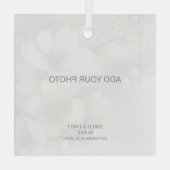 ガラスカスタムフォトオーナメント ガラスオーナメント (裏面)