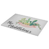 ガラスカッパーソナライズされたトボヘミアンサボタスサククル カッティングボード (角)