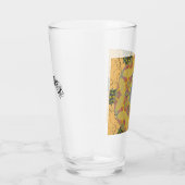 ガラスカップバラのような万華鏡のように千変万化するパターンアート,イエロー タンブラーグラス (右)