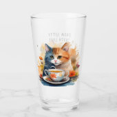 ガラスカップ – 子猫プレゼント タンブラーグラス (裏面)