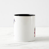 ガラスカラフルキリン美術 ツートーンマグカップ (中央)