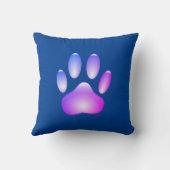 ガラスカラフルドッグポープリント クッション (裏面)