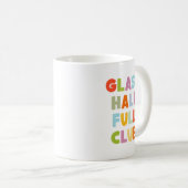 ガラスカラフルハーフフル陽性引用文 コーヒーマグカップ (正面右)