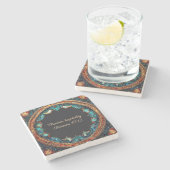 ガラスカラフルフェイクカスタマイズ ストーンコースター (横)