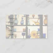 ガラスカラフルボトルアンティーク 名刺 (裏面)