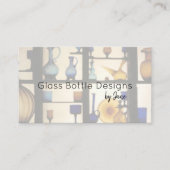 ガラスカラフルボトルアンティーク 名刺 (正面)