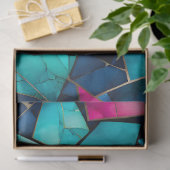 ガラスカラフルモザイクアートティッシュペーパー 薄葉紙 (ギフト)