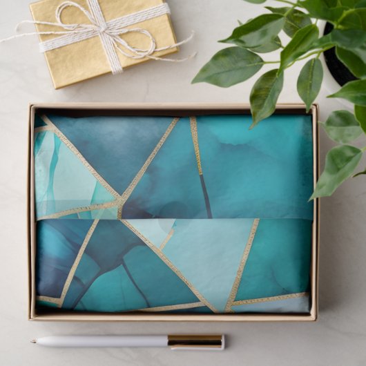 ガラスカラフルモザイクアートティッシュペーパー 薄葉紙 (ギフト)